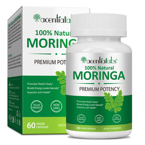 Acentiallbas OEM Natural Green antioksidan Superfood mendukung energi kesehatan kulit murni kaya nutrisi bubuk <span class=keywords><strong>Moringa</strong></span> kapsul - Product Image 1