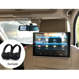 Incluye auriculares inalámbricos, reposacabezas de 11,8 pulgadas, Monitor de vídeo para Toyota, Avalon, Camry, RAV4, C-HR, Crown, PRADO, LAND CRUISER Highlander