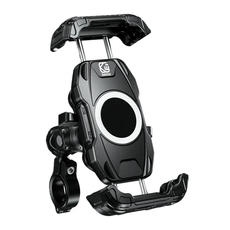 Kewig motosiklet cep telefon standı motosiklet yüksek orijinal otantik ürünleri ile şarj raf sürme