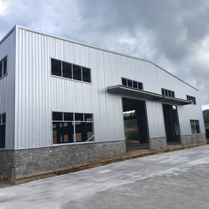 Paneles de hormigón nueva casa de almacén duradera segura barata personalizada casas de madera prefabricadas estructura de acero G550 - Product Image 2