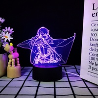 Projecteur d'Anime Personnalisé, Veilleuse Anime, Décoration de Chambre, Effet Visuel Holographique 3D, Veilleuse