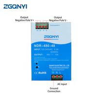 NDR-480W-48V NDR Din Rail Series SMPS alimentation à commutation AC DC pour station de base 5G et caméra de vidéosurveillance