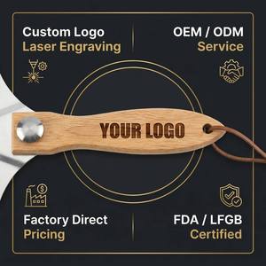 Pelle à pizza pliable en aluminium de <span class=keywords><strong>12</strong></span> pouces de qualité supérieure avec manche en chêne allongé, conforme aux normes FDA LFGB, accessoires de cuisson personnalisables avec logo - Product Image 5