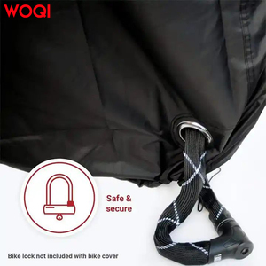 Woqi Armazenamento de Bicicleta Ao Ar Livre Bicicleta Capa Heavy Duty Material Ripstop Impermeável & Anti-UV Tampa Bicicleta - Product Image 4