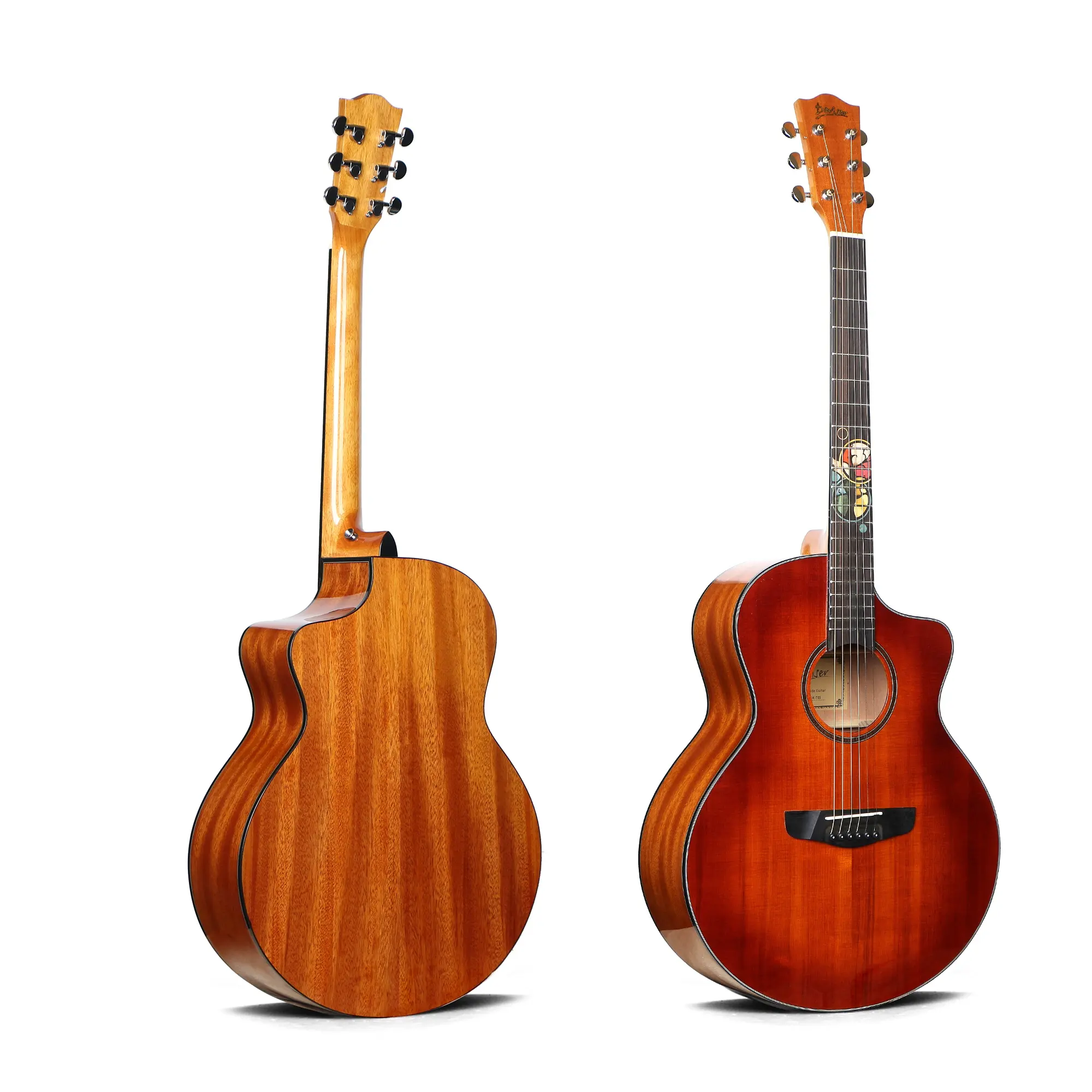 Deviserトップソリッドギター40インチOEM顧客ロゴ卸売ギターL-70S