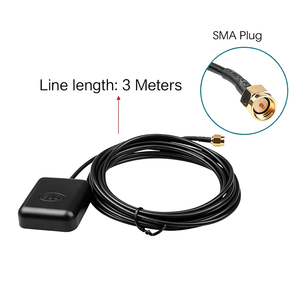 Antena GPS para Exteriores de 28dBi, Impermeable, con Conector SMA Macho, 1575.42MHz, Antena GNSS 1575.42MHz, Antena Impermeable 1575.42MHz GNSS - Product Image 2