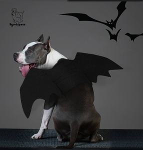 Fantasia de Halloween para Gato em Feltro Ecológico Confortável com Padrão Moderno, Asas de Morcego e Sino, Cosplay para Animais de Estimação - Product Image 6
