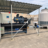 Refroidisseur à vis de 100 kW à 500 kW avec contrôle PLC pour machine de moulage par injection