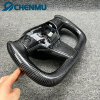 Volant de voiture chauffant personnalisable en fibre de carbone, directement de l'usine, compatible Tesla Model S X Y Model 3 Yoke, Plug and Play