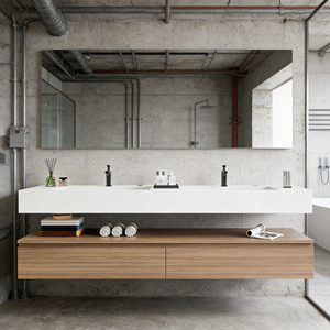 Meilleures ventes : Armoires de salle de bain écologiques <span class=keywords><strong>à</strong></span> tiroirs multicouches durables, <span class=keywords><strong>prix</strong></span> d'usine - Product Image 6