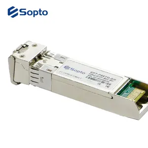 Sopto 10G Transceiver SFP + 850nm kompatibel dengan semua merek peralatan serat optik 300m/OM3 10G modul optik