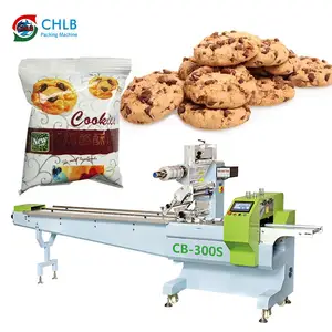 자동 포장 기계 식품 사탕 빵 베이커리 쿠키 비스킷 흐름 포장 기계