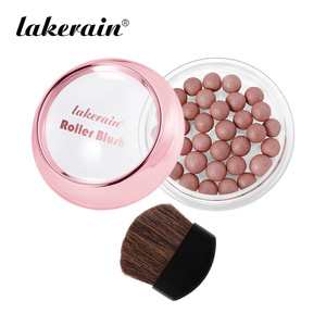 Lakerain Colorete en Polvo con Rodillo de 6 Colores, Perla, Larga Duración, Impermeable, Hidratante, Iluminador del Tono de Piel - Product Image 4