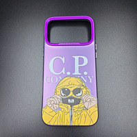 Coque de téléphone antichoc en TPU avec peinture UV personnalisée, motif de personnage de dessin animé tendance IMD pour iPhone 17 ProMax, vente chaude pour CP Company