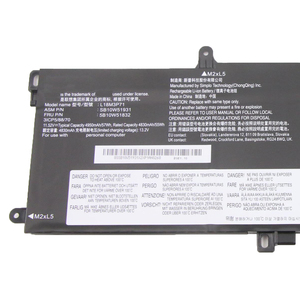 Nouvelle batterie pour ordinateur portable 11.52V 57Wh L18M3P71 5B10W13914 02DL012 L18L3P71 L20D3P71 pour <span class=keywords><strong>Lenovo</strong></span> ThinkPad T15 <span class=keywords><strong>P15s</strong></span> Gen 2 - Product Image 2