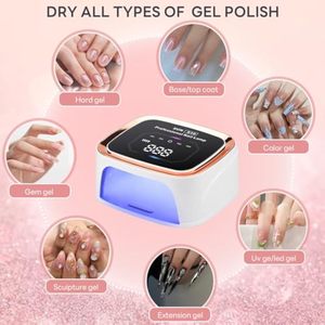 Lámpara <span class=keywords><strong>UV</strong></span> LED Recargable de 108W <span class=keywords><strong>para</strong></span> <span class=keywords><strong>Uñas</strong></span>, Inalámbrica, <span class=keywords><strong>para</strong></span> Curado de Esmalte en Gel, con Sensor Inteligente y 4 Ajustes de Temporizador, <span class=keywords><strong>para</strong></span> Salón y Uso Doméstico - Product Image 6