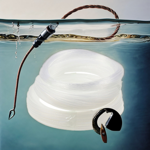 Filo da Pesca Monofilamento Trasparente Super Resistente 1000m, Nylon Intrecciato <span class=keywords><strong>Extra</strong></span> Spesso 0.8mm-2.5mm di Diametro per Pesca in Mare/da Barca - Product Image 3