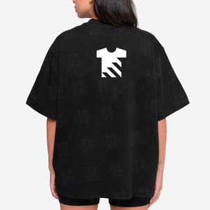 Camiseta Holgada de Algodón para Mujer, con Estampado Serigrafiado, Transpirable, Informal, para Verano, Venta al Por Mayor - Product Image 3