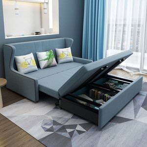 Muebles de Salón Modernos Nórdicos, Sofá Cama Multifuncional Inteligente con Almacenamiento RT-139SF, Cama Extraíble RT-139SF - Product Image 5