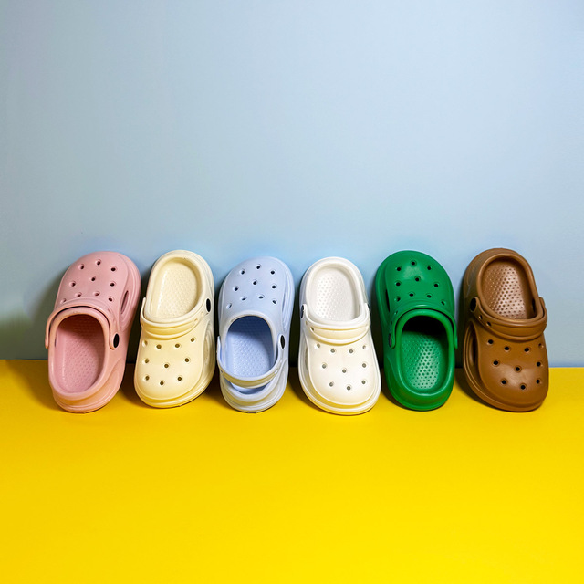Colorful Breathable EVA Clogs with Adjustable Heel Straps