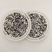 RFID Mini Tag Plexiglas Soft Epoxy PVC Coin Card NGT213 QR Code Autocollant Adhésif pour Business Restaurant Acrylique Tag Factory