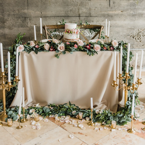 Đẹp Đám Cưới Tinh Khiết Pháp Linen Oeko Tex Tiêu Chuẩn 100 Đá Rửa Sạch Tự Nhiên Bảng Khăn Trải Bàn Cho Đám Cưới - Product Image 5