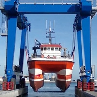 Palan à bateau mobile Grue à portique de levage de bateau de 800 tonnes Grue de levage de voyage