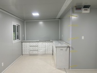 Maison préfabriquée extensible en conteneur de 30 pieds, 59 m², avec mur EPS de 75 mm, double vitrage rempli d'argon, conforme aux normes australiennes, 3 chambres, en acier.