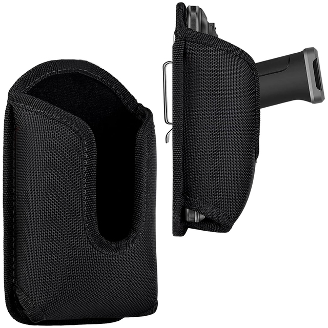 Scanner Holster Bag Belt Clip Pouch Bag for Zebra Barcode TC70x, TC70,TC72, TC75x, TC75 Handheld Scanner case with ID Holder