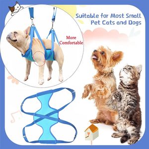 Pet Grooming <b>Hammock</b> Bag Anti Scratch For Cats Dogs Size S M L Blue Gray - Product Image 5