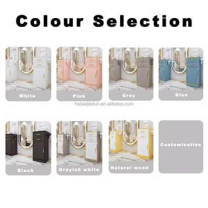 Mueble de Almacenamiento para Salón de Belleza y <span class=keywords><strong>Barber</strong></span>ía con Soporte para Secador de Pelo - Product Image 4