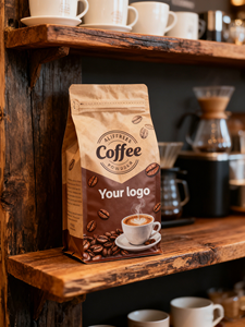 ถุงกาแฟชาพิมพ์ลายตามสั่ง ปี 2025 พร้อมวาล์ว ขนาด 250 กรัม 500 กรัม 1 กิโลกรัม กระดาษฟอยล์ด้าน ซิปล็อค รีไซเคิลได้ - Product Image 6