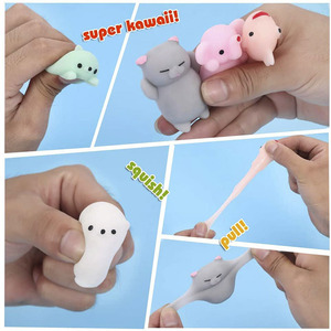 24 Mini Squishies Kawaii Mochi, Juguetes Antiestrés y para la Ansiedad, Recuerdos para Fiestas Infantiles, Rellenos para Cestas con Caja de Almacenamiento - Product Image 6