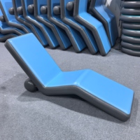 Silla Inflable de PVC para Camping, Sillón Portátil Inflable DWF para Playa, Piscina, Camping, Patio, Relajación al Aire Libre
