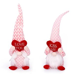 Adornos Decorativos para el Día de San Valentín, Muñeco Gnomo con Forma de Corazón, Regalos para Decoración de Bodas - Product Image 1