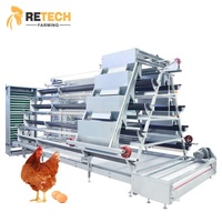 Meilleure Qualité Bon Prix Élevage de Poules Pondeuses Cage Batterie pour Poulets de Vente