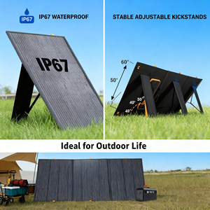 แผงโซลาร์เซลล์พับได้ Alecter APH-FB32 ETFE ความน่าเชื่อถือสูง 400W IP67 กันน้ำ ประสิทธิภาพ 23.5% พร้อมพอร์ต USB PD DC สำหรับชาร์จไฟ เหมาะสำหรับการตั้งแคมป์ - Product Image 3