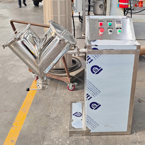 Mezclador Industrial Tipo V de Alta Resistencia Personalizado para la Industria Alimentaria, Acero Inoxidable SUS316L/SUS304/Acero al Carbono, Multifuncional, 20-50L, con Motor - Product Image 4