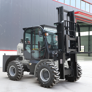 Meilleur prix Chariot élévateur tout-terrain 4x4 Chariot élévateur diesel 3 tonnes 3,5 tonnes 5000 kg 5 tonnes Chariot élévateur tout-terrain à vendre - Product Image 4