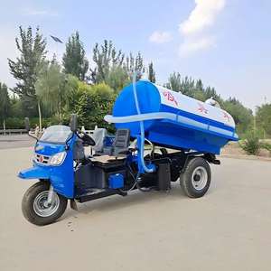 Camion de vidange des fosses septiques manuel diesel à trois roues de 3000 L, tout-terrain, polyvalent, abordable, durable et très apprécié - Product Image 2