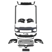 Kit complet de pare-chocs avant style R pour VW Golf 8, ensemble de pare-chocs complet avec jupes latérales et diffuseur arrière