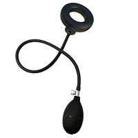 Anneau de pénis gonflable à attraction magnétique, en silicone extensible, multifonctionnel, anneaux pour testicules et gland, jouet sexuel érotique pour hommes et couples