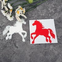 AAGU New Metal Cutting muore stampo Scrapbooking invito carta decorazione animale cavallo Scrapbooking mestiere taglio Die