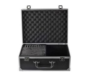 Estuche de almacenamiento de aleación de aluminio duradero a prueba de polvo con esponja personalizada portátil tatuaje maquillaje caja de transporte maletín bloqueable con llave - Product Image 1