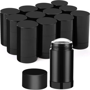 Envases de Plástico Negro para <span class=keywords><strong>Desodorante</strong></span>, Tubos Redondos Vacíos de 15g con Sistema de Giro para <span class=keywords><strong>Desodorante</strong></span> Sólido <span class=keywords><strong>Casero</strong></span> - Product Image 3