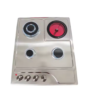 X <span class=keywords><strong>Encimera</strong></span> de cocina <span class=keywords><strong>integrada</strong></span> Estufa de cerámica eléctrica 3 <span class=keywords><strong>Gas</strong></span> y 1 Mesa de <span class=keywords><strong>gas</strong></span> eléctrica Instalación - Product Image 4