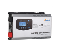 Onduleur à onde sinusoïdale pure 3KW monophasé 12V/24V à 120V AC Charge pour RV/camion/hors réseau Home Boat Industrials US Stock