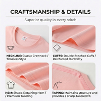 T-shirt d'été pour homme, haute qualité, respirant, durable, style basique urbain, 100% coton, uni, coupe classique, assortiment
