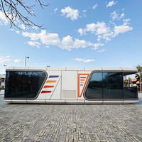 Maison Capsule Spatiale Modulaire Préfabriquée de Luxe Moderne, Cuisine Étanche, Installation Rapide, Structure en Acier, Entrepôt, Bureau