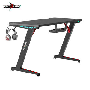 2024 Offre Spéciale RGB LED Light Bureau moderne et bureau de jeu en forme de L Table réglable en hauteur <span class=keywords><strong>PC</strong></span> et bureau de jeu Caractéristiques extensibles - Product Image 5